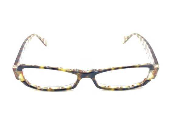 Face A Face Paris Axess 5 Brown Rectangle Eyeglas… - image 2