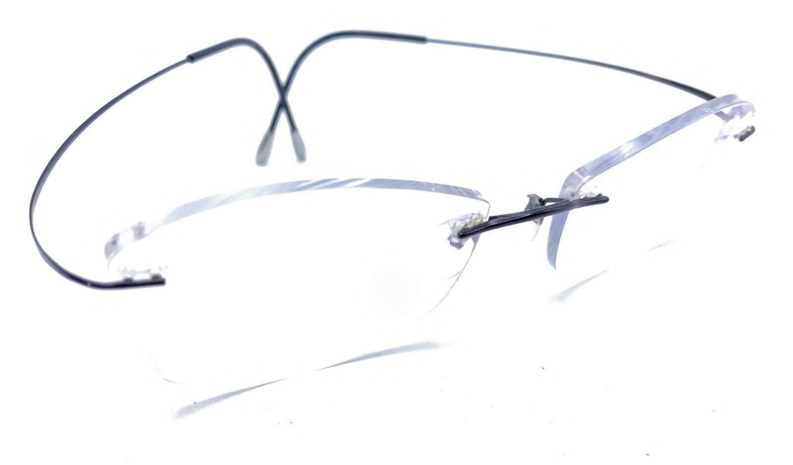 Silhouette Eyeglasses Rimless Frames Titanium White / Black Silhouette Eyeglasses Rimless Frames Titanium White / Black  main image 3