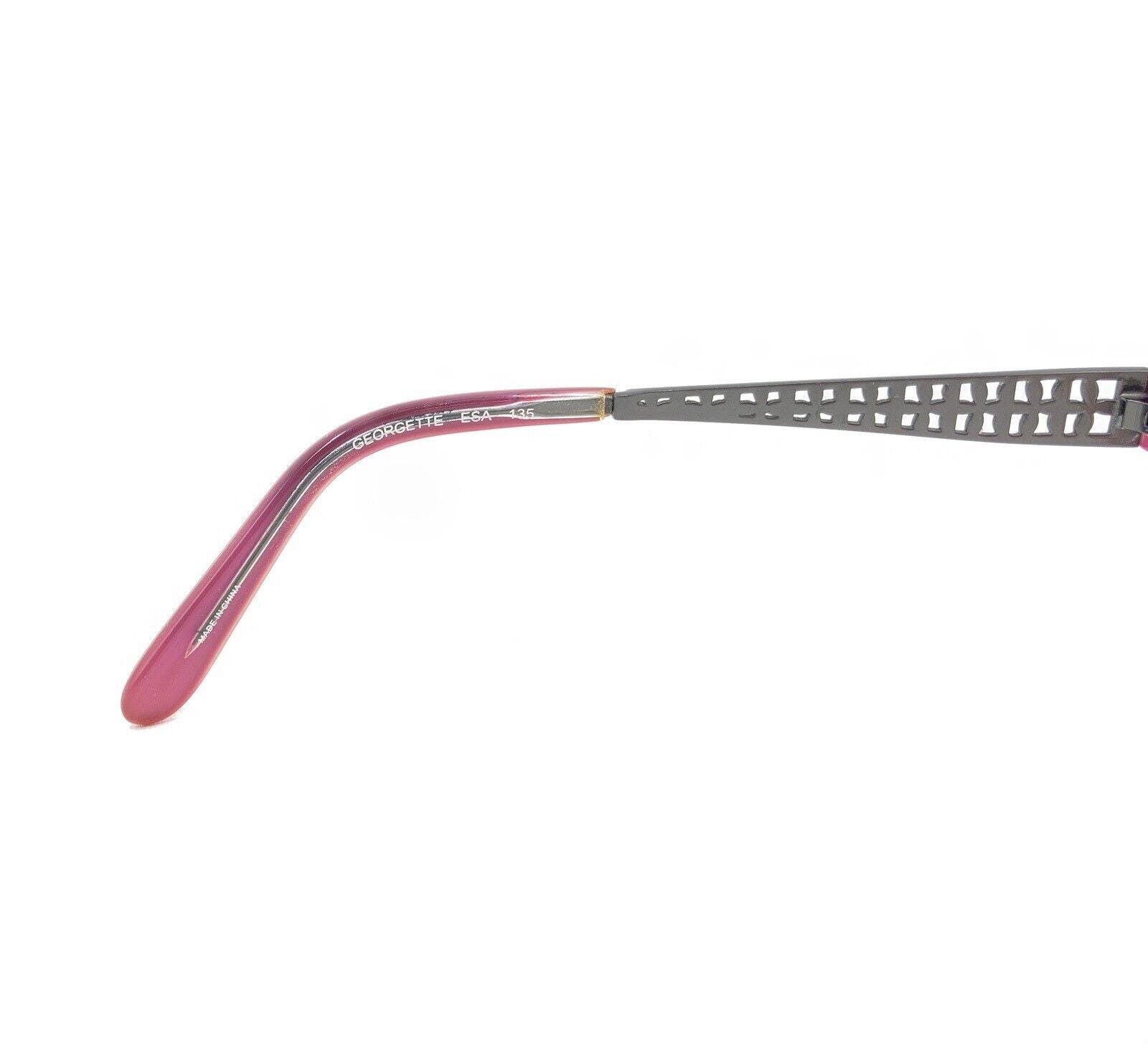 Kate Spade Georgette ESA 135 Eyeglasses Frames Black Pink Lattice Quietly Luxury 44-009831_f.jpg main image 4