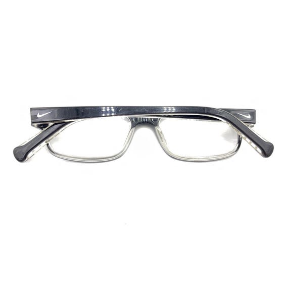 Nike Black Crystal Acetate Rectangular Eyeglasses… - image 11
