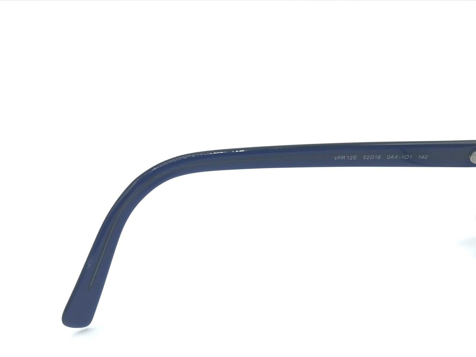 Prada VPR 12E 0AX-1O1 半透明ブルー 眼鏡フレーム 52-16 140 イタリア