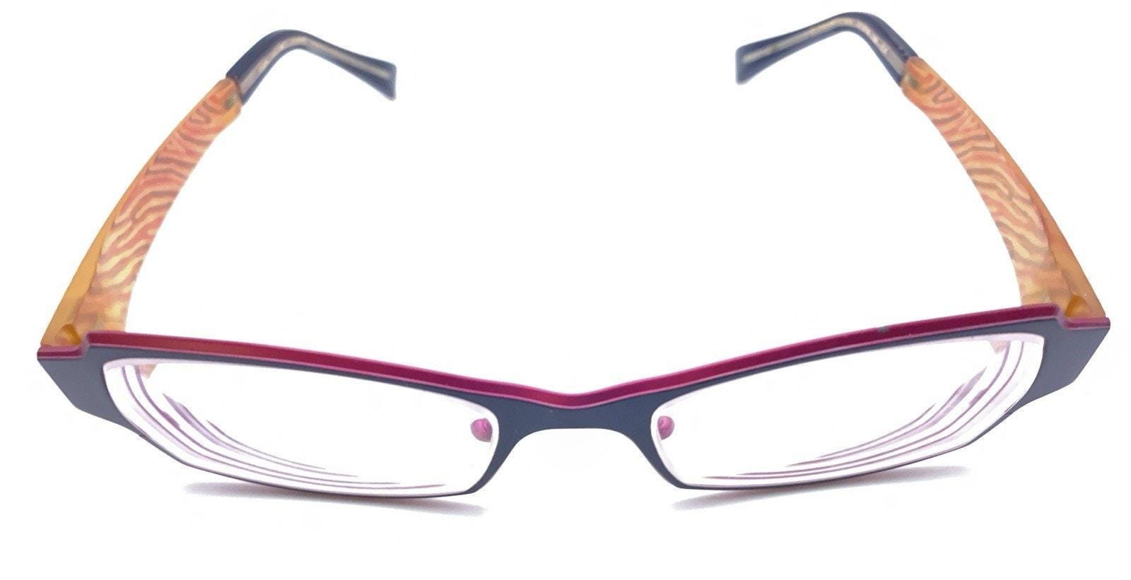 Jean Lafont Elegante 376 Eyeglasses Eye Glasses Frames 51-18-135 Jean Lafont Elegante 376 Pink Black Rectangle Eyeglasses  main image 3