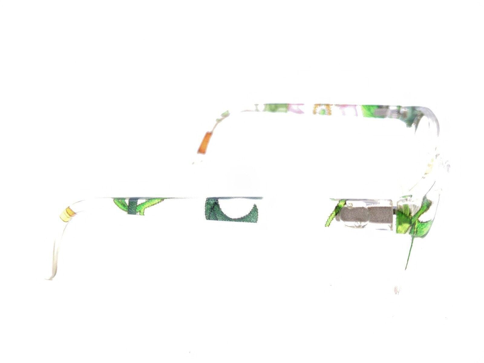 Gucci Women’s Crystal Clear Floral Dark Grey Tint Eyeglasses GG3699/N ZE5 140 Gucci GG1997O Gray, Clear Prescription Eyeglasses main image 4