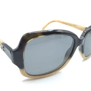 Chanel 5117 c.1196/3B Marron Beige Montures de lunettes de soleil 55-17 130 Italie Créateur