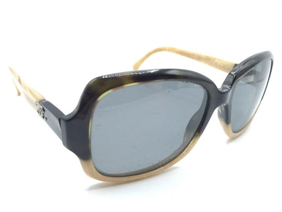 シャネル　CHANEL サングラス　美品　ブラウン×ブラック Chanel sunglasses - beige - Gem