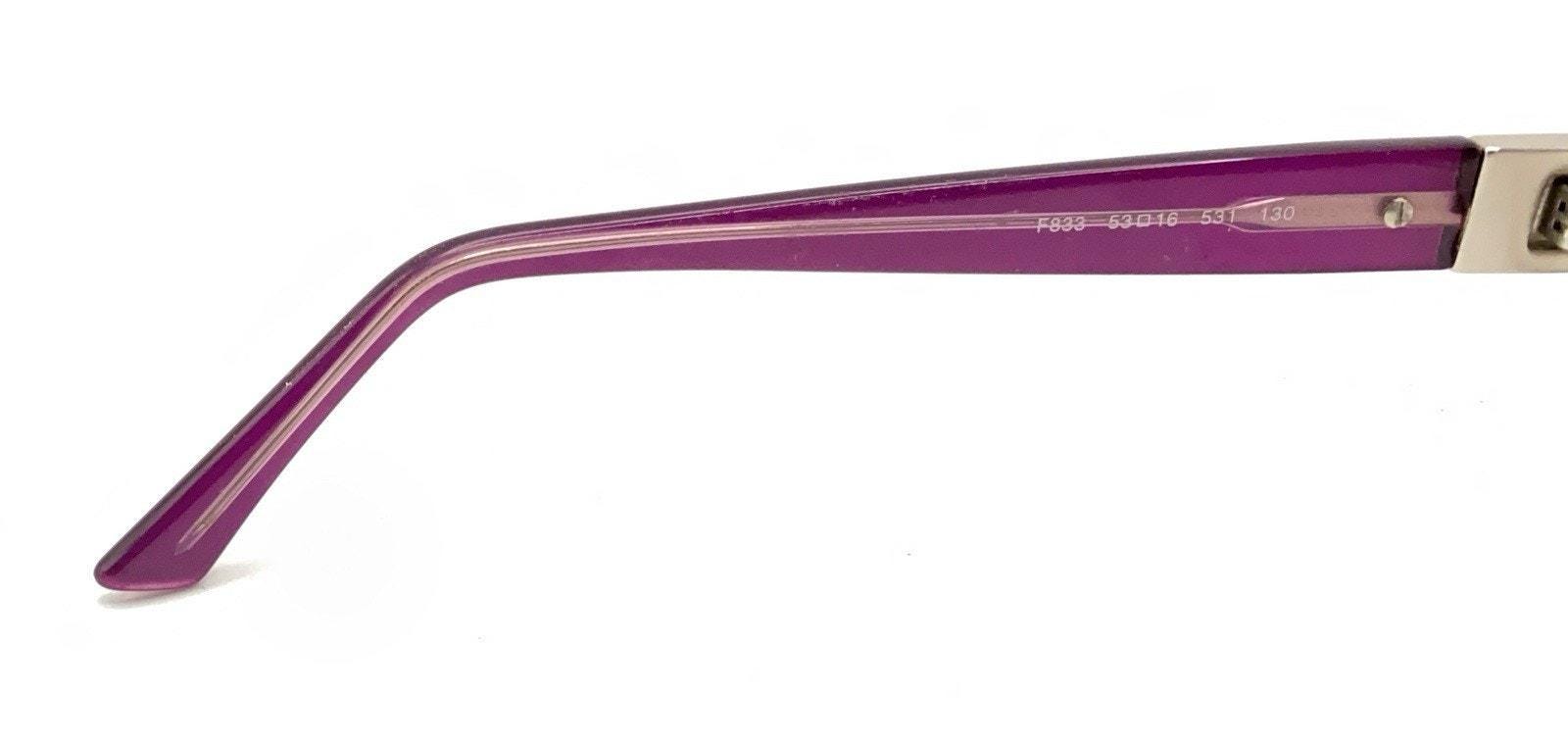 ?️Made in Italy! Fendi F895R Purple Eyeglasses 49/18 135 | EUT443?️ Eyeglasses FENDI Roma FE50085I 081 53-16 Purple in stock  main image 3