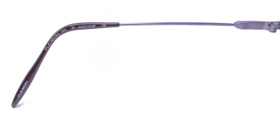 Marchon Flexon 970 Purple Rectangle Eyeglasses Fr… - image 9