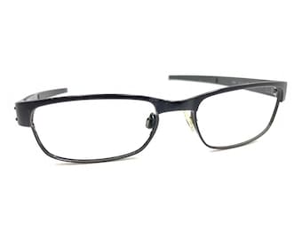 Oakley Metal Plate 22-198 Matte Black Metal Eyeglasses Frames 53-18 140 Sports