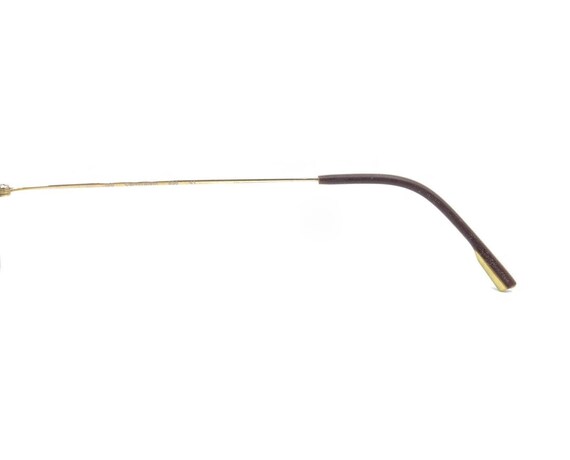 Calvin Klein 536 41 Gold Rimless Eyeglasses Frame… - image 9