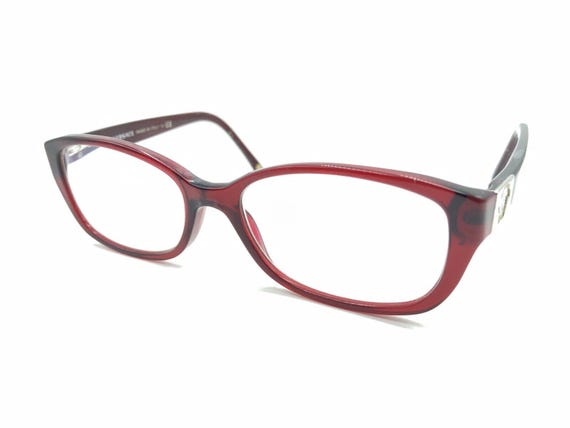 Versace MOD 3148 974 Translucent Red Rectangle Ey… - image 8