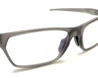 Oakley Hex Jector OX8032-0255 Satin Grey Smoke Eyeglasses Frames 55-16 141