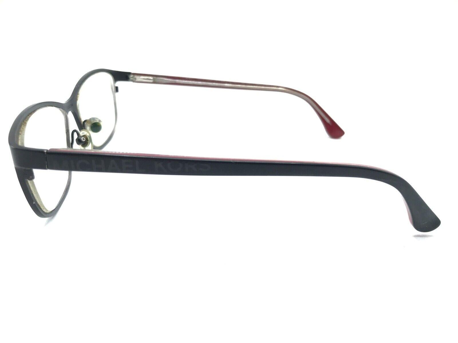 Michael Kors MK736 001 Titanium Black Red Eyeglasses Frames 
