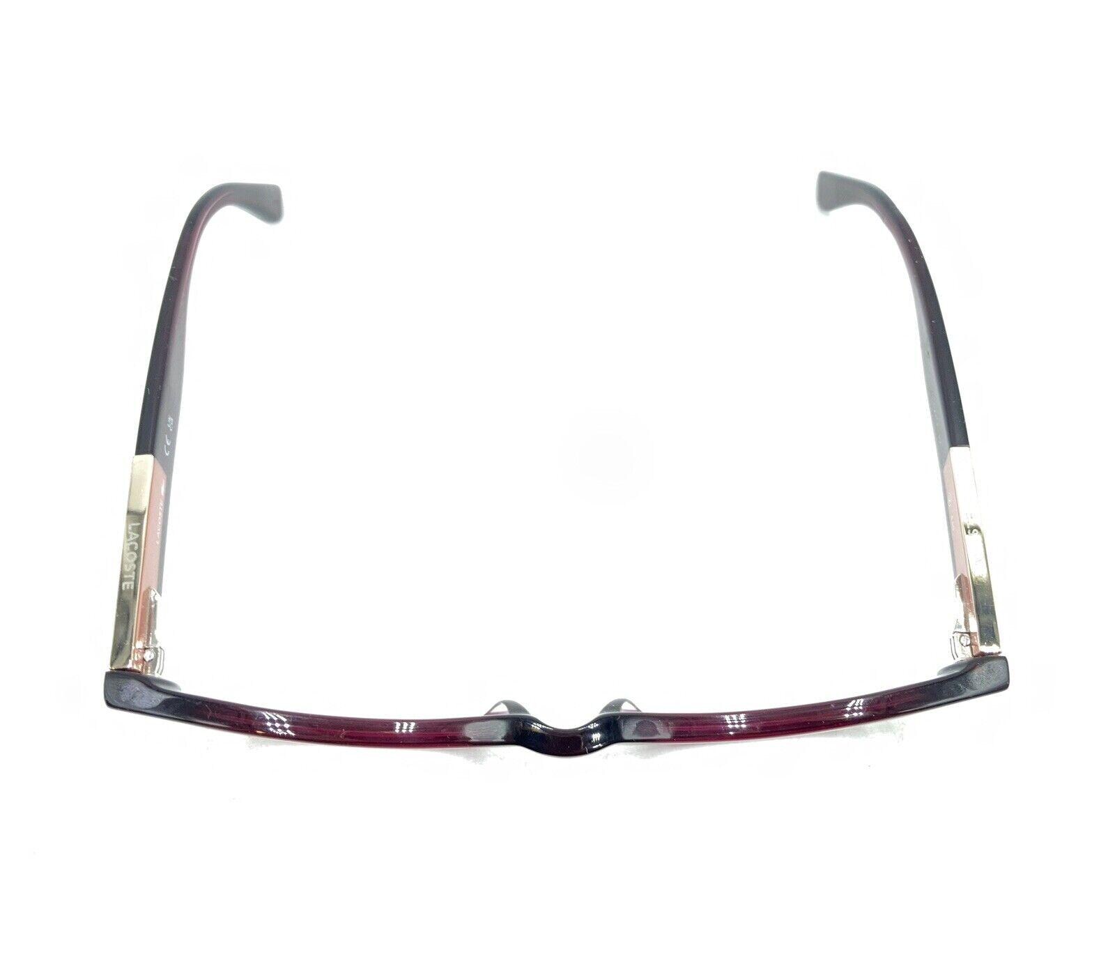 Lacoste L2919 603 Dark Red Cat Eye Eyeglasses Frames 54-17 