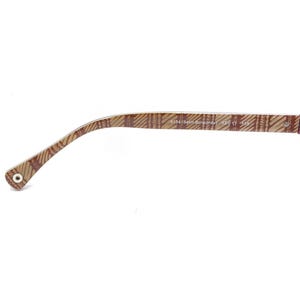 Montura de gafas Coach Montana HC 5038 9134 en color burdeos satinado y marrón, 52-17 135 imagen 10