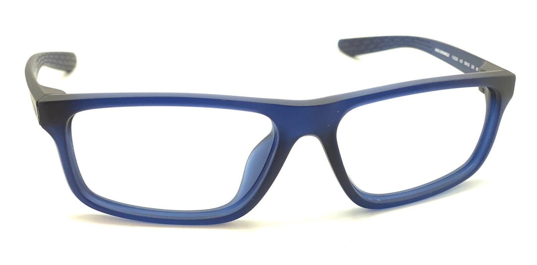 Chronicle First Frame Nike Chronicle FJ2216 410 Dark Blue Rectangle Wrap Sunglasses Frames 59 ...