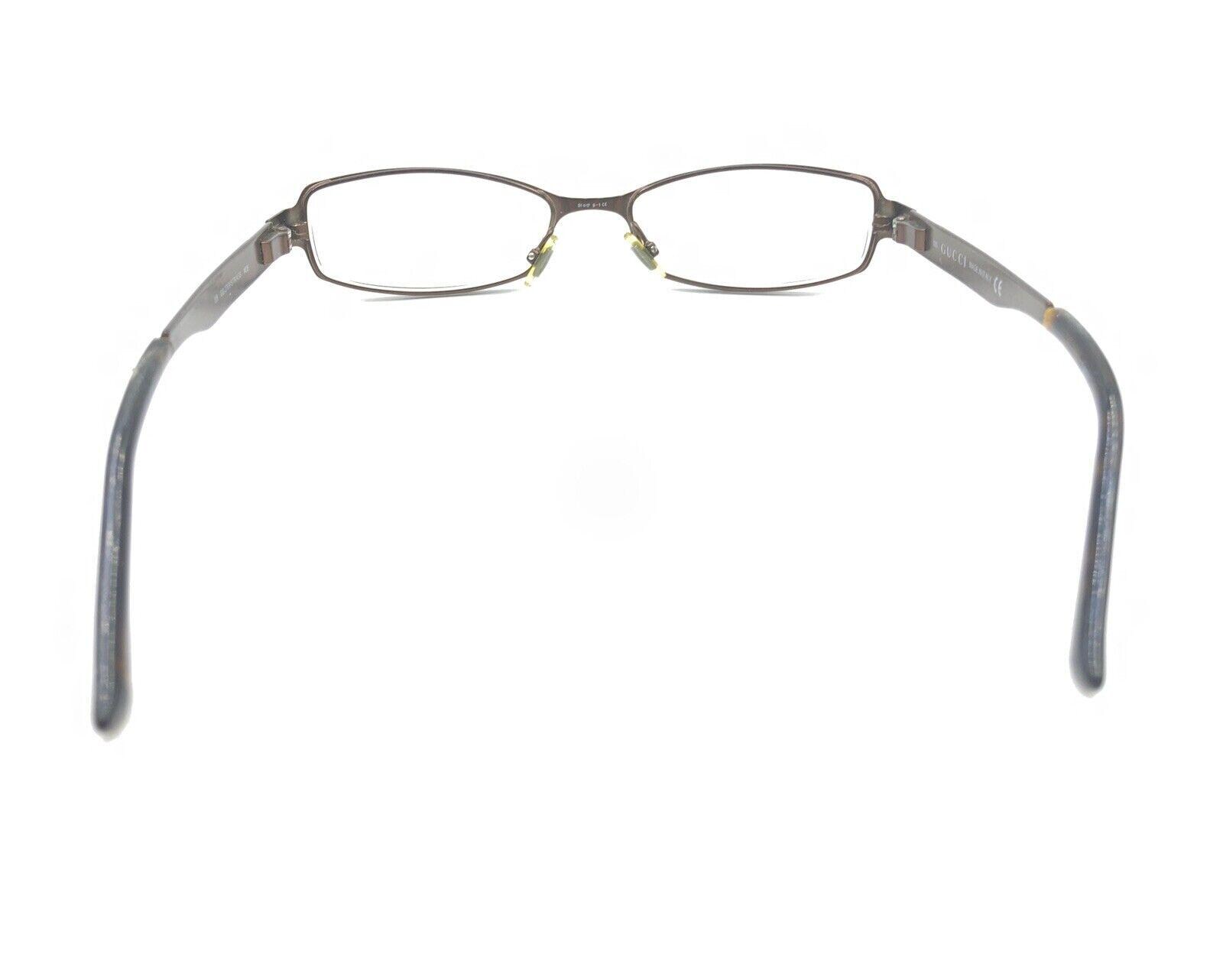 Gucci GG 2769/strass NDE Brown Metal Rectangle Eyeglasses 
