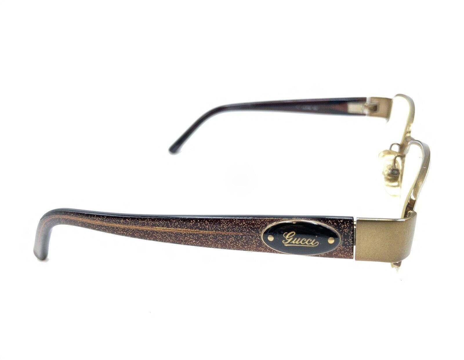 Gucci GG 2776 CCI Brown Copper Half Eyeglasses Frames 52-17  display picture 2
