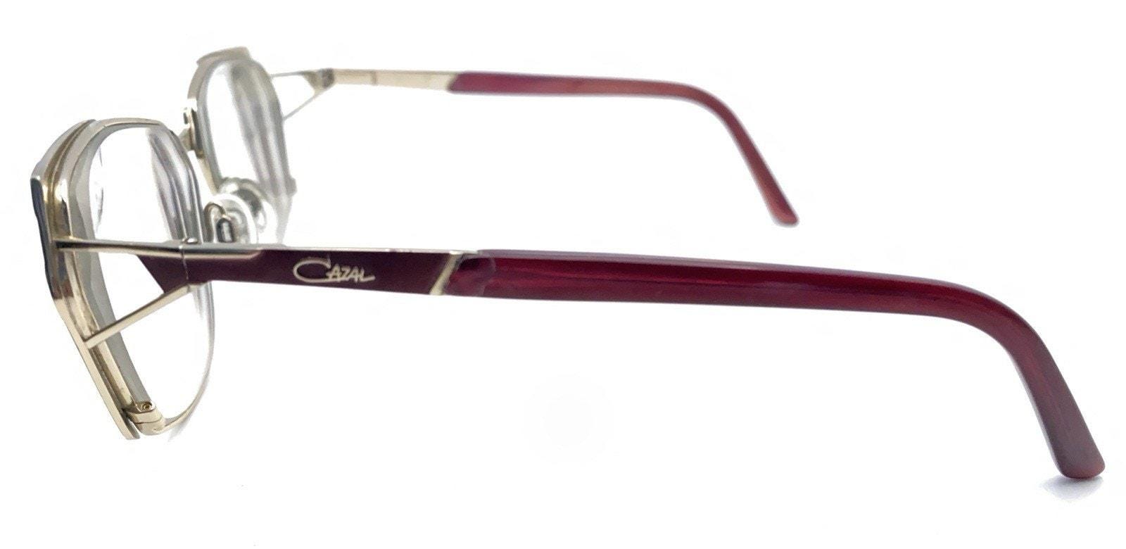 Cazal Mod 1099 Col 001 Silver Red Metal Oval Eyeglasses  display picture 1