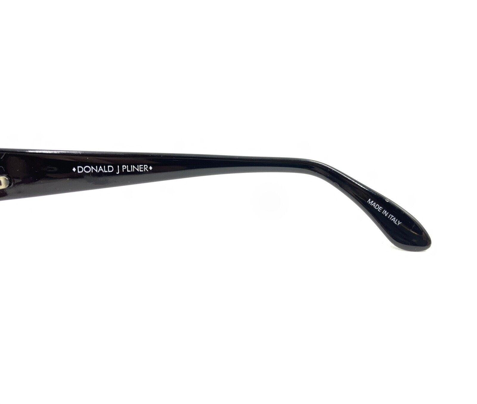 Donald J Pliner 124432 Black Translucent Dark Red Sunglasses  display picture 1