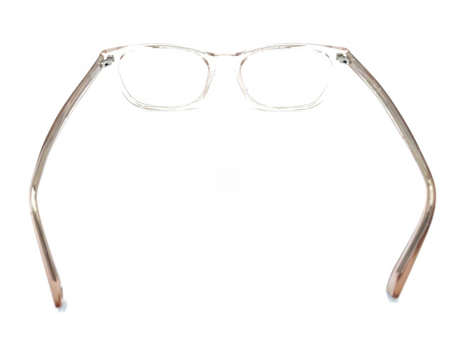 Warby Parker Welty Light rose Pink/Clear Rectangle Glasses Welty Low Bridge Fit Eyeglasses in Rose Crystal | Warby Parker main image 3