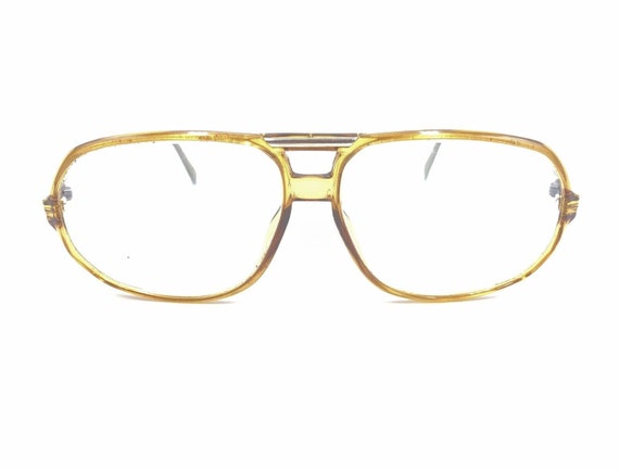 Carrera Vintage Translucent Brown Gold Aviator Ey… - image 6