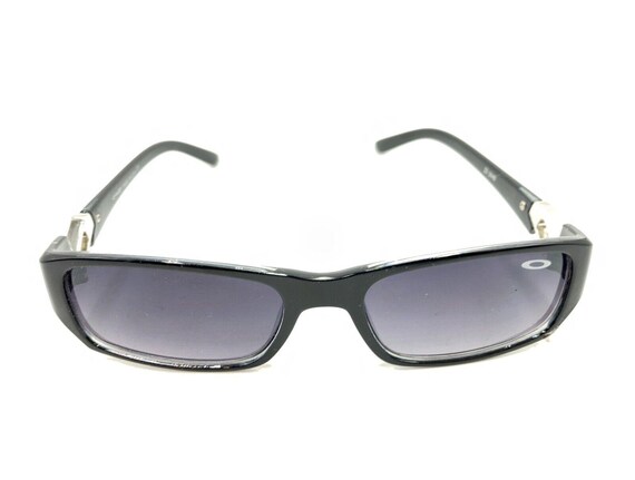 【超歓迎】 Okey ZX 2448 Black Rectangle Sunglasses Purple Lens 140 USA シューズ(男性用)