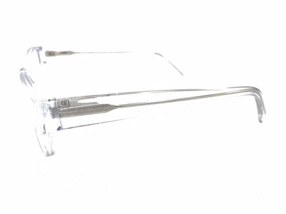 Crystal Clear Transparent Rectangle Eyeglasses Fr… - image 7