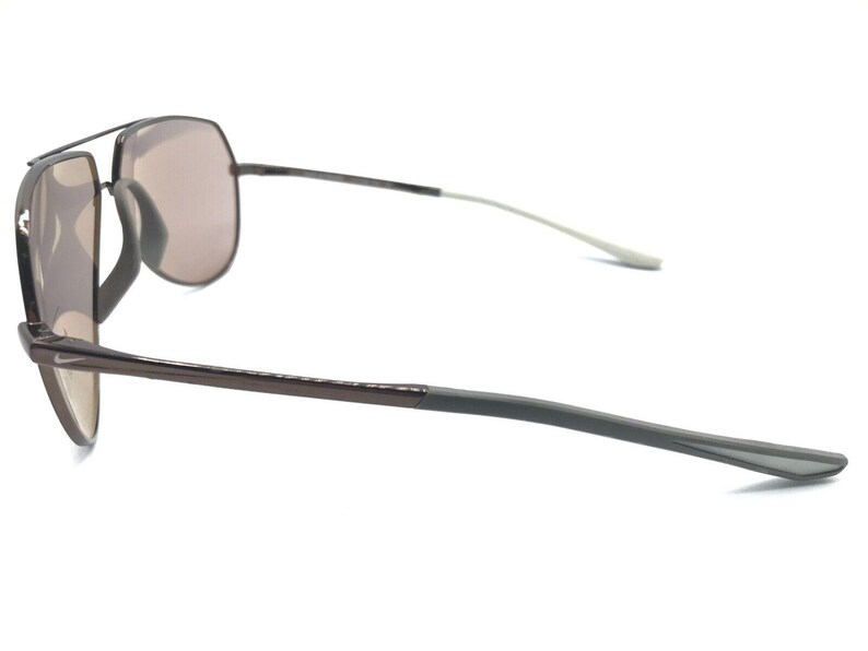 Nike NEW Outrider EV1086 220 Bronze Brown Aviator Sunglasses Brown Lens Designer image 7