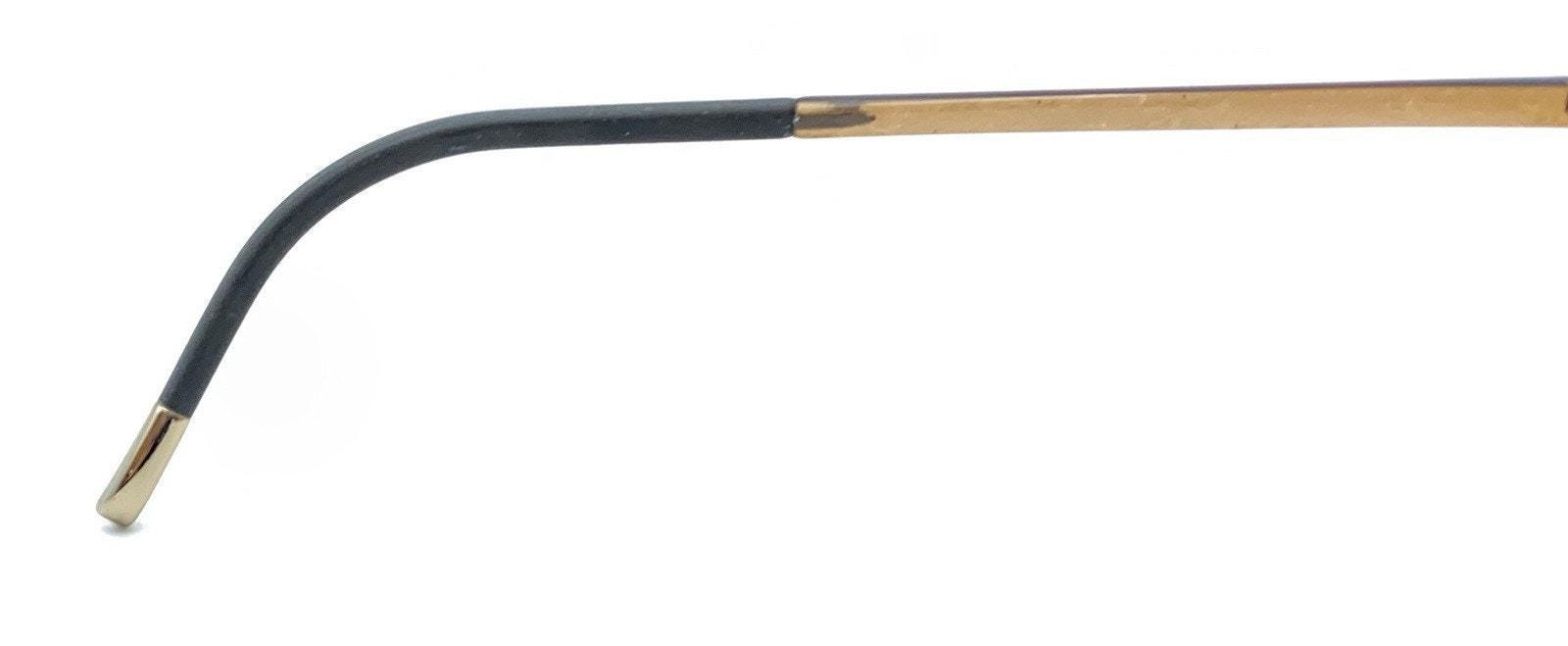 シルエット SPX 1563 10 6051 チタンブラウン 長方形眼鏡フレーム 53