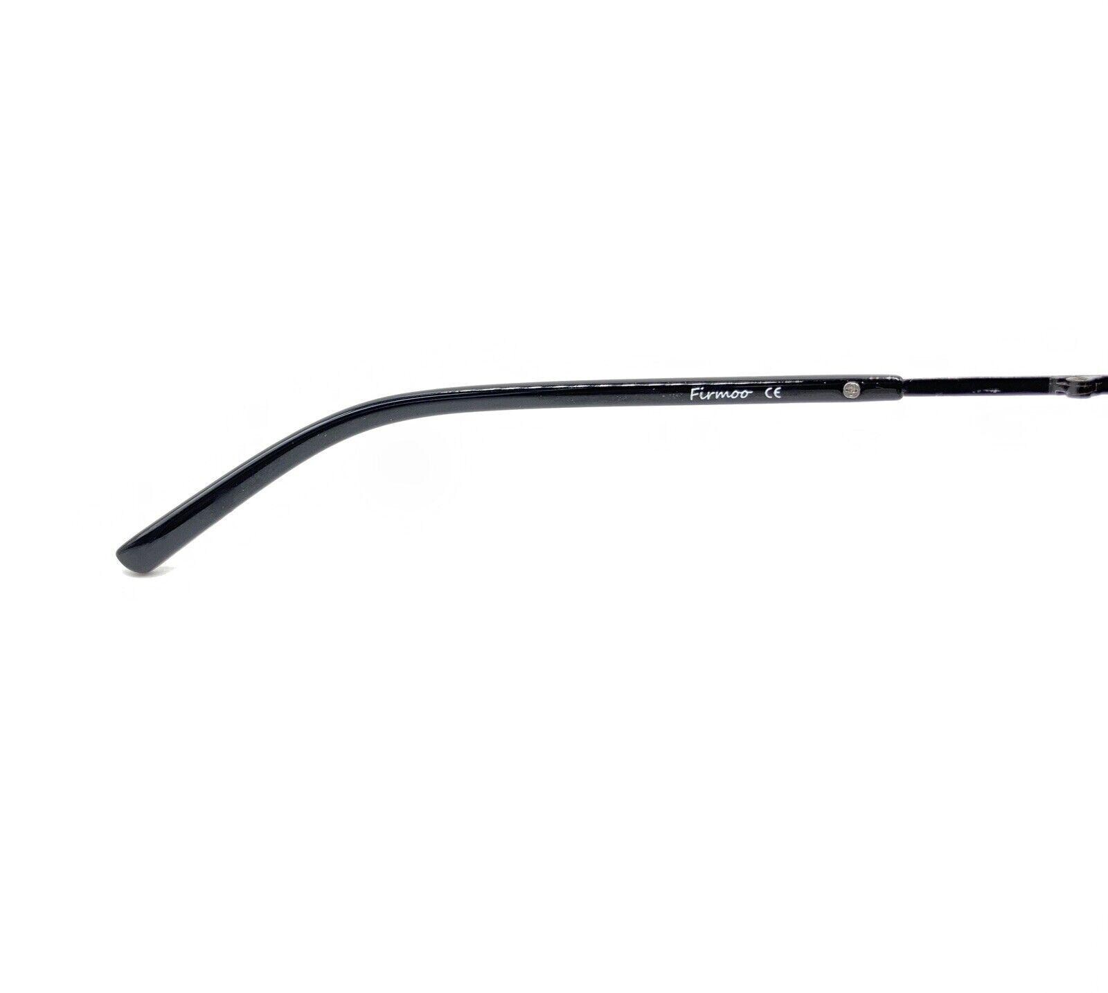 Firmoo R181106 C18 Black Horn Oversize Round Eyeglasses Frames 50-20‎ 141 2746 Shop URKLE Clear Round Horn-Rimmed Glasses | Blue-Blocker  main image 4