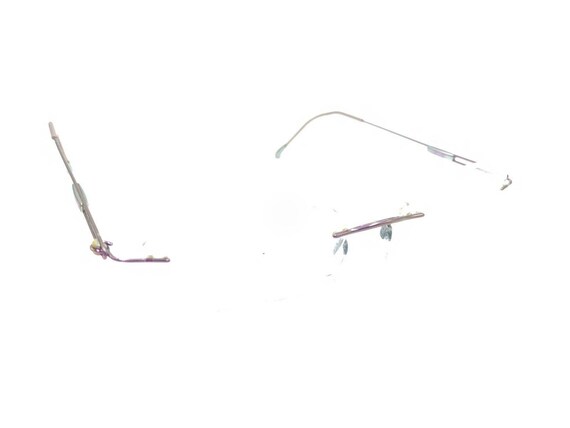 Silhouette Titanium Pink Violet Rimless Eyeglasse… - image 1