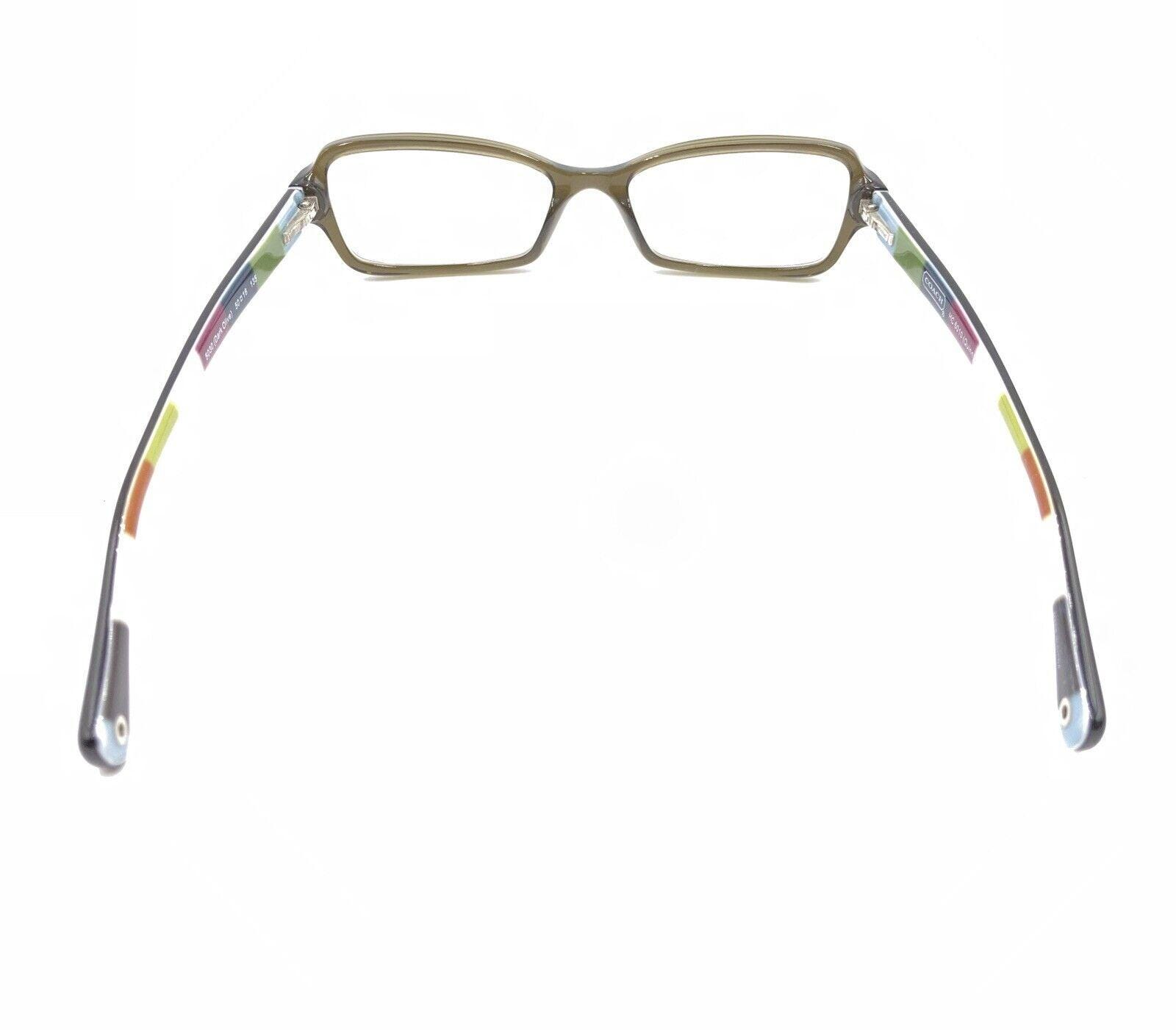 Coach Quinn HC 6010 5030 Dark Olive Transparent Eyeglasses  display picture 1