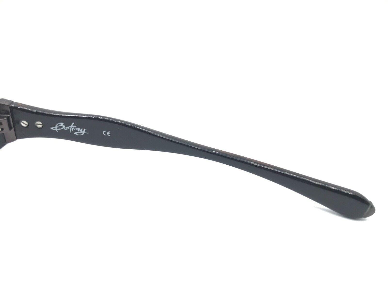 Oakley Betray 05-897 Brown Oval Oversized Wrap Sunglasses 64-13