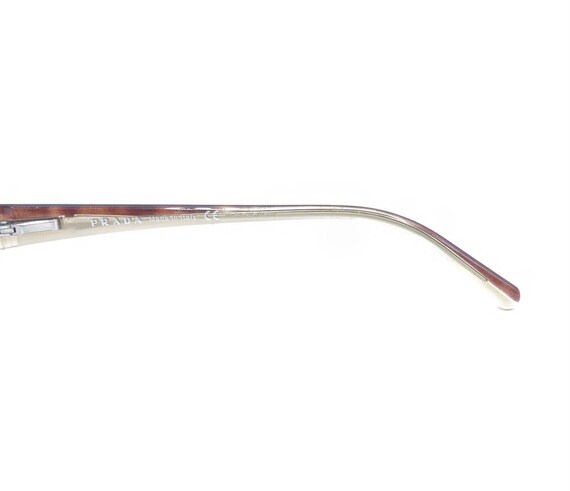 Prada VPR 53H 766-1O1 Brown Beige Eyeglasses Fram… - image 9