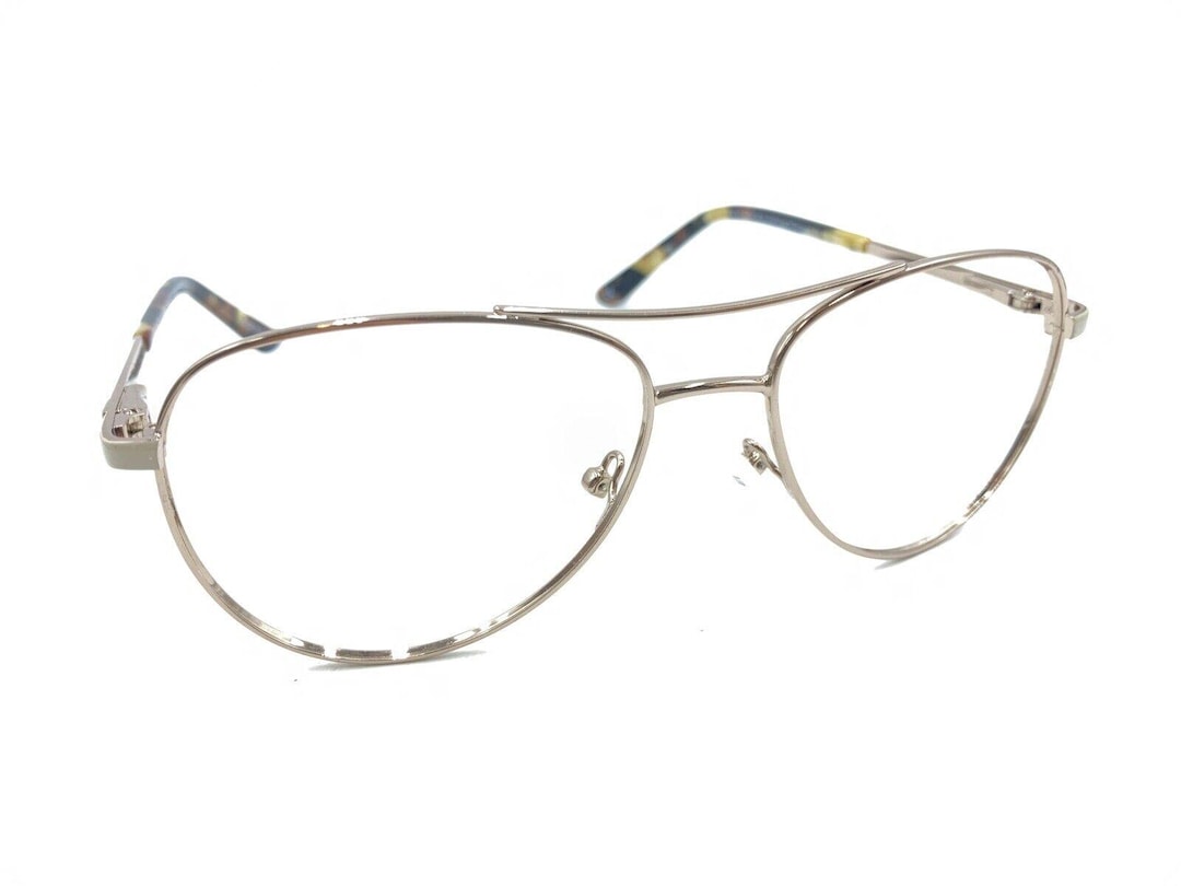 Genevieve Modern Charisma Gold Ivory Tortoise Brown Eyeglasses Frames ...