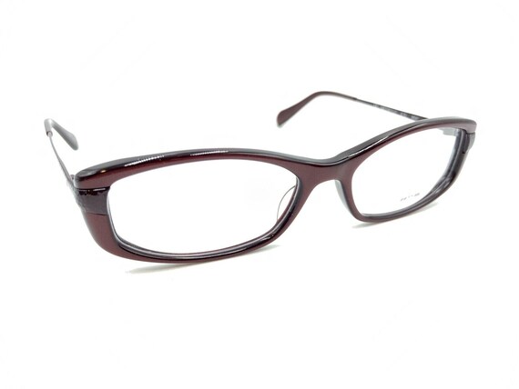Oliver Peoples Idelle ROC Burgundy Dark Red Eyeglasses  display picture 2