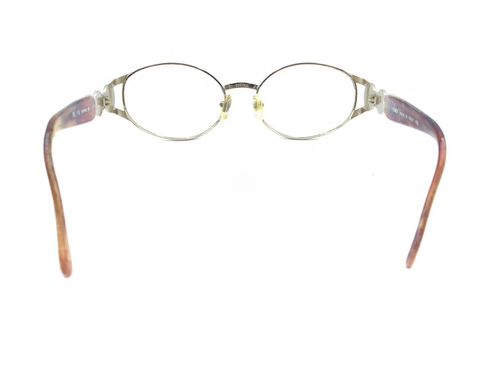 Fendi Vintage FS 119 Tortoise Brown Gold Sunglasses Frames 