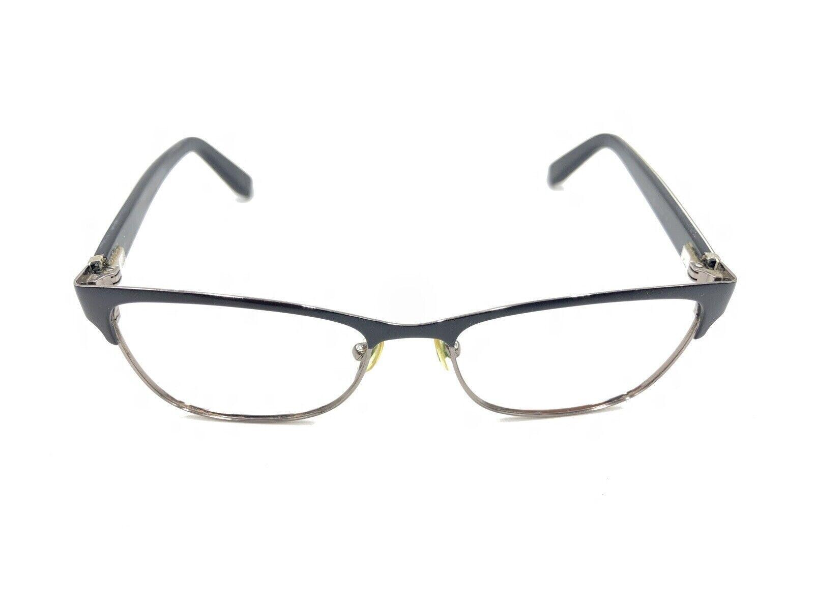 Jimmy Choo 99 6UO Black Silver Snake Skin Eyeglasses Frames  display picture 3