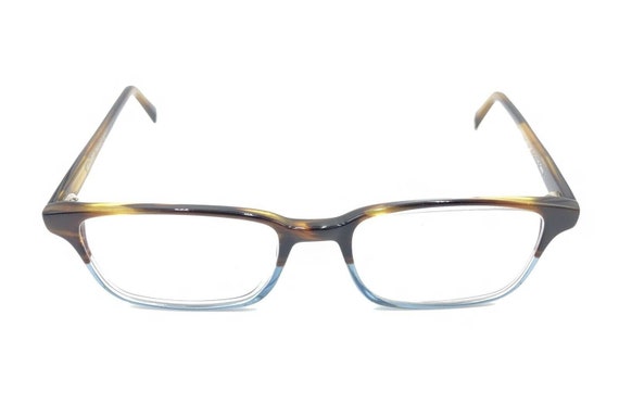 Warby Parker Wilkie 325 Brown Clear Blue Rectangu… - image 2