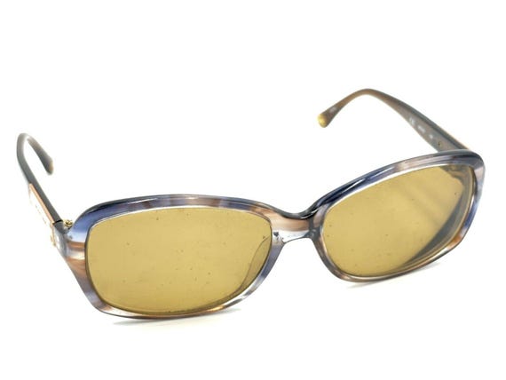 Michael Kors Claremont M27465S Purple Gold Square Sunglasses