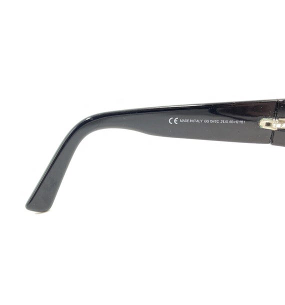 Gucci GG 1541/S 21L5L Black Wrap Sunglasses Frames 60-12 115 Italy