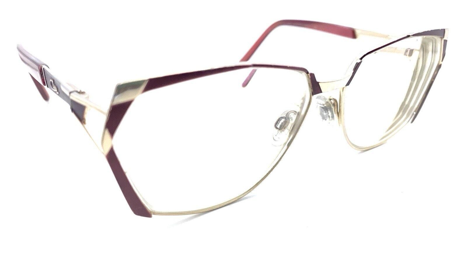 Cazal Mod 1099 Col 001 Silver Red Metal Oval Eyeglasses  display picture 3