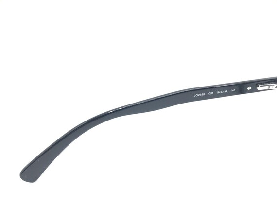 Longchamp LO2680 001 Black Silver Cat Eye Sunglasses Frames  display picture 1