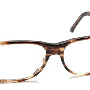 Gucci GG Brown Tortoise Rectangle Eyeglasses Frames Italy Designer Men Women