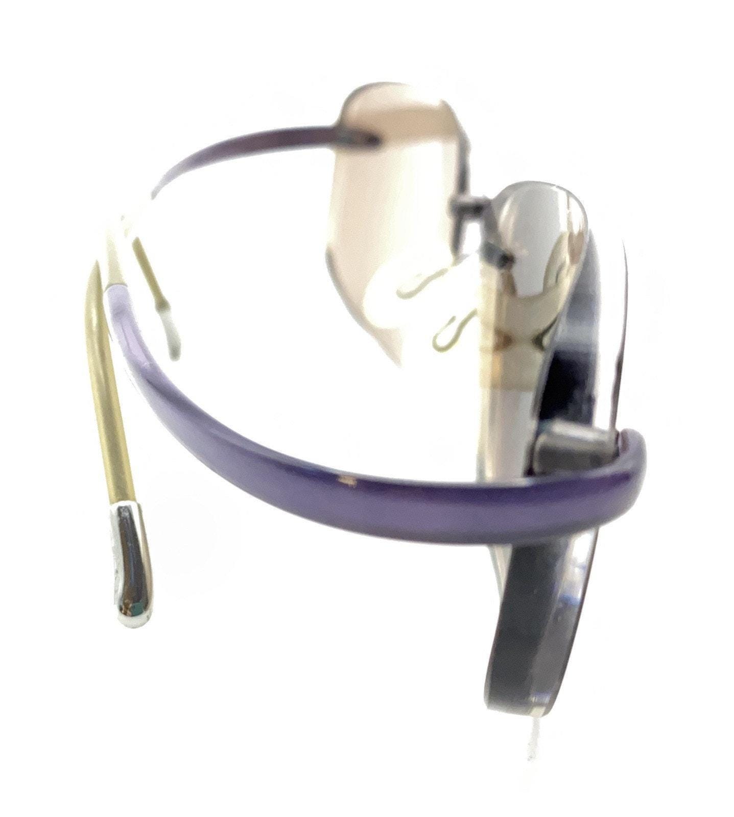 Silhouette SPX M 4048 00 6089 Rimless Gray Purple Eyeglasses  display picture 3
