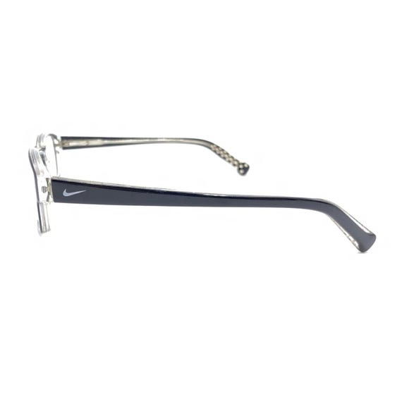 Nike Black Crystal Acetate Rectangular Eyeglasses… - image 7