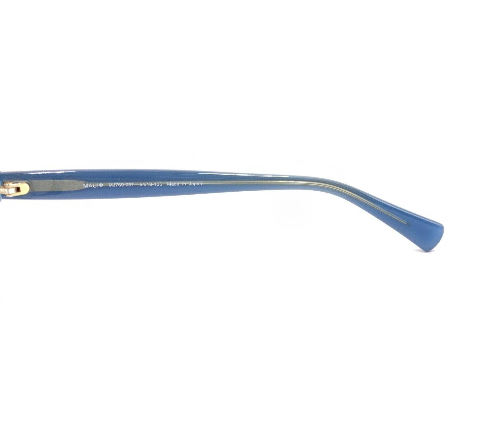 Maui Jim Canna MJ 769-03T Brown Blue Cat Eye Sunglasses  display picture 2