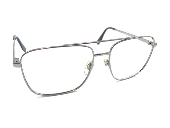 Marc Jacobs 391 6LB Gunmetal Silver Square Aviator