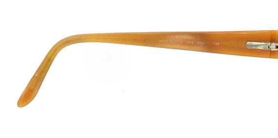 Versace MOD 543 Orange Brown Rectangle Eyeglasses… - image 9