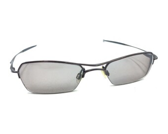 Oakley Hollowpoint 2.0 Polished Brown Metal Half Rim Eyeglasses Frames 50-19 138